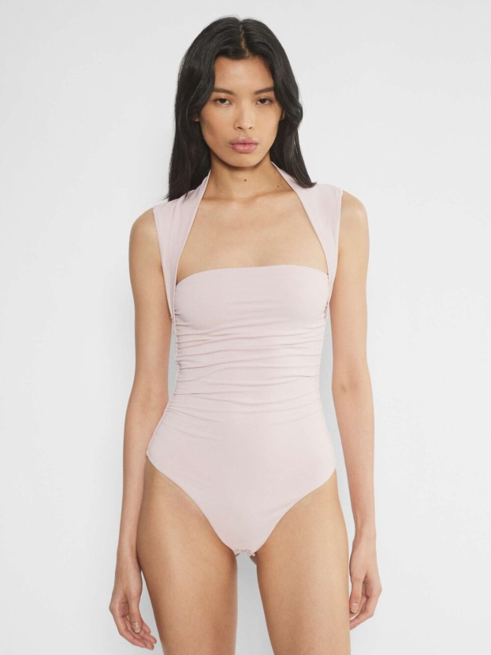 Aritzia Original Contour Flourish Bodysuit - Bow Pink - Size Medium